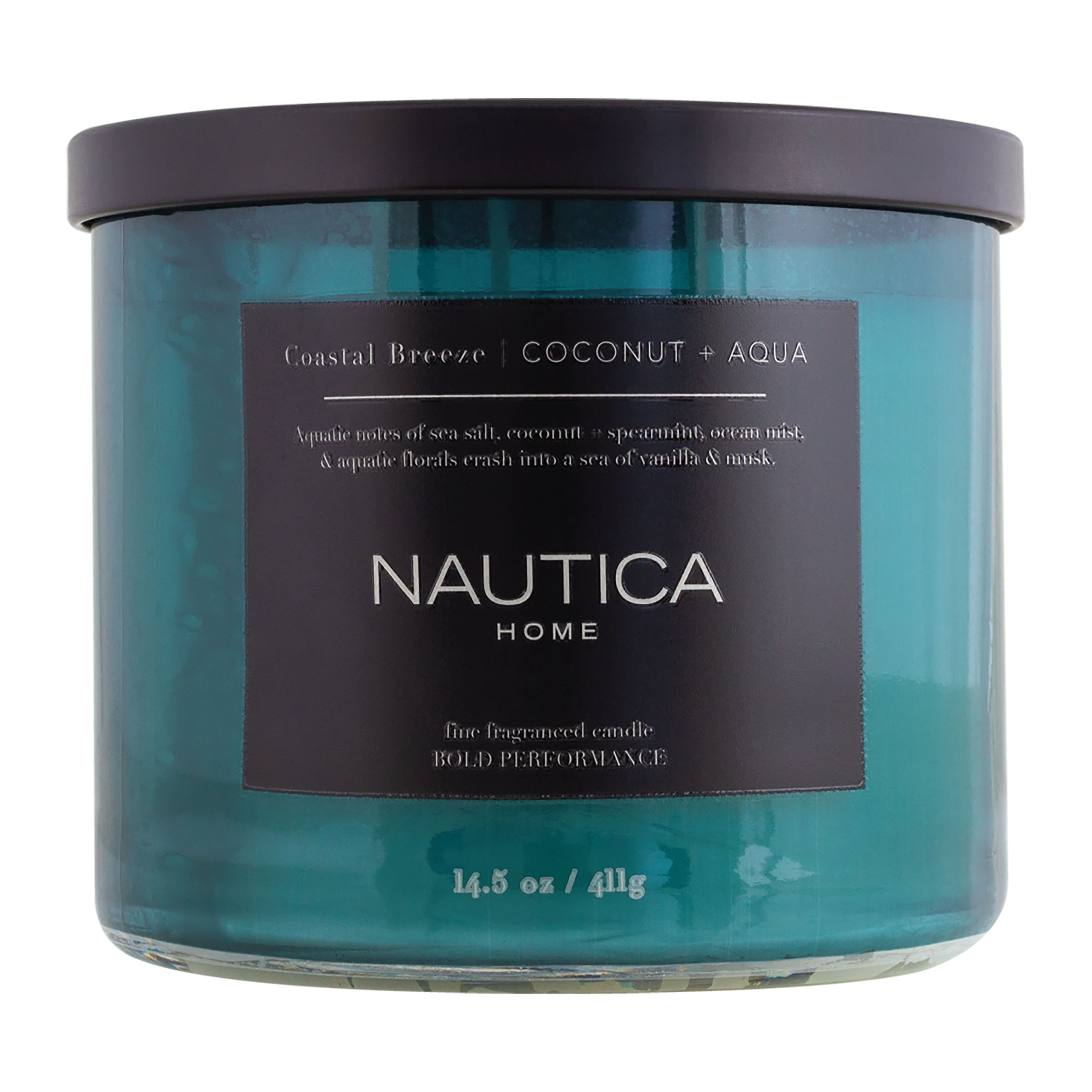 Coastal Breeze Blue Soy Scented Jar Candle 14.5 oz