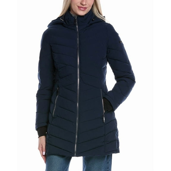 Nautica womens  Coat, s, Blue
