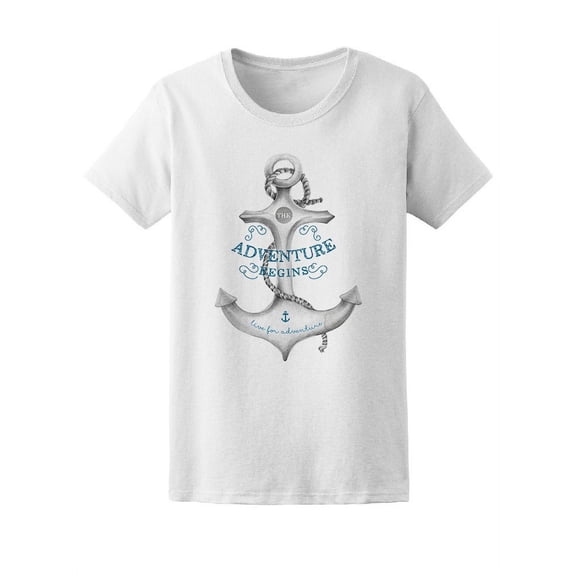 Nautical Adventure Begins T-Shirt Men -Image by Shutterstock, Male Medium