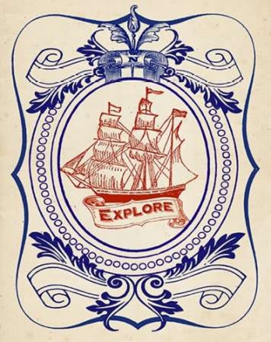 Nautical Advice 1 Canvas Art - Z Studio (22 x 28)