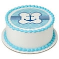 thumbnail image 1 of Nautical Anchor Cake Decoration Edible Frosting Photo Sheet, 1 of 1