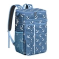 thumbnail image 1 of Nautical Anchor and Ocean Wave Backpack Cooler, Insulated Leakproof Cooler Bag, Waterproof Lunch Backpack for Beach, Boat Trips, Summer Travel, 1 of 2