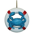 thumbnail image 1 of Nautical BLUE CRAB IN LIFE PRESERVER Tropical Christmas Ornament, Chesapeake Bay, 1 of 1