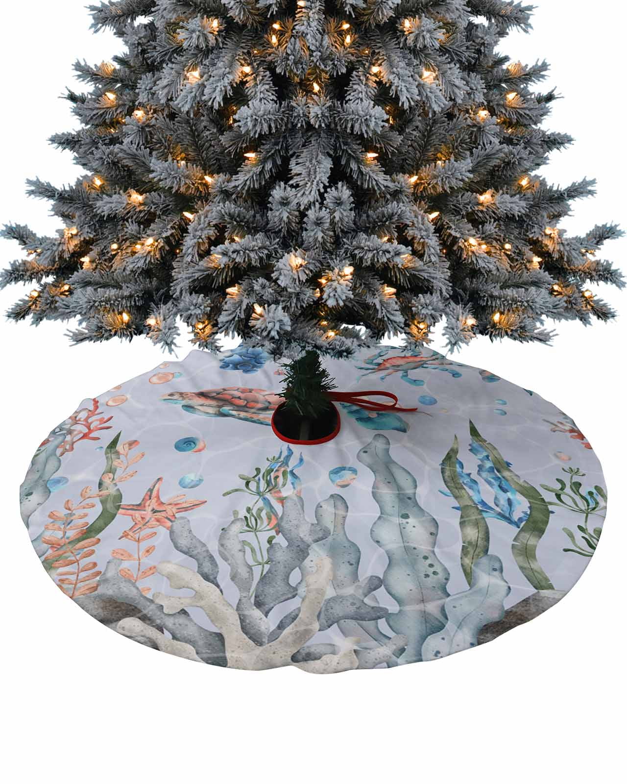 Beach Christmas Tree Skirtnull
