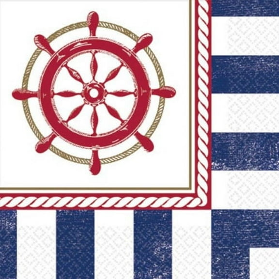 Nautical Beverage Napkins (16 Count)