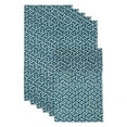 thumbnail image 1 of Nautical Blue Abstract Leaf Print Fridge Liner (Set of 6), 1 of 2