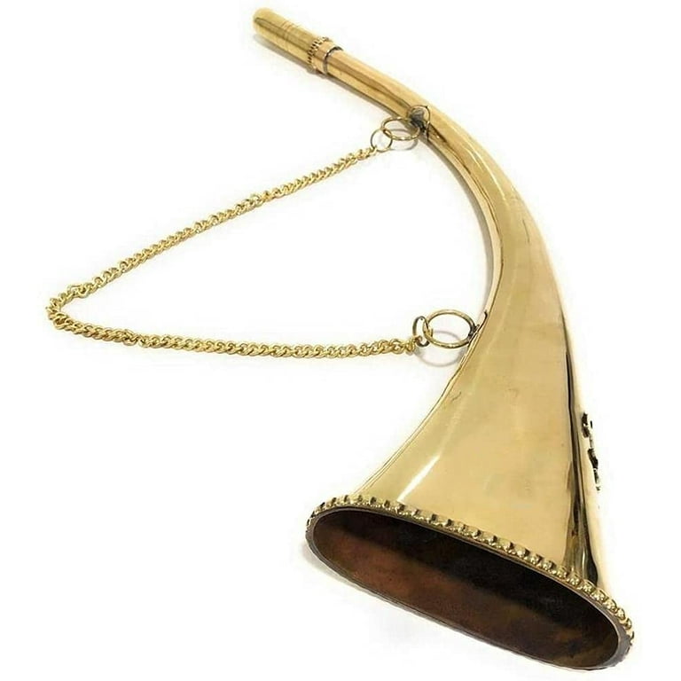 Nautical Brass Fog Horn Marine Signal Whistle Vintage Reproduction