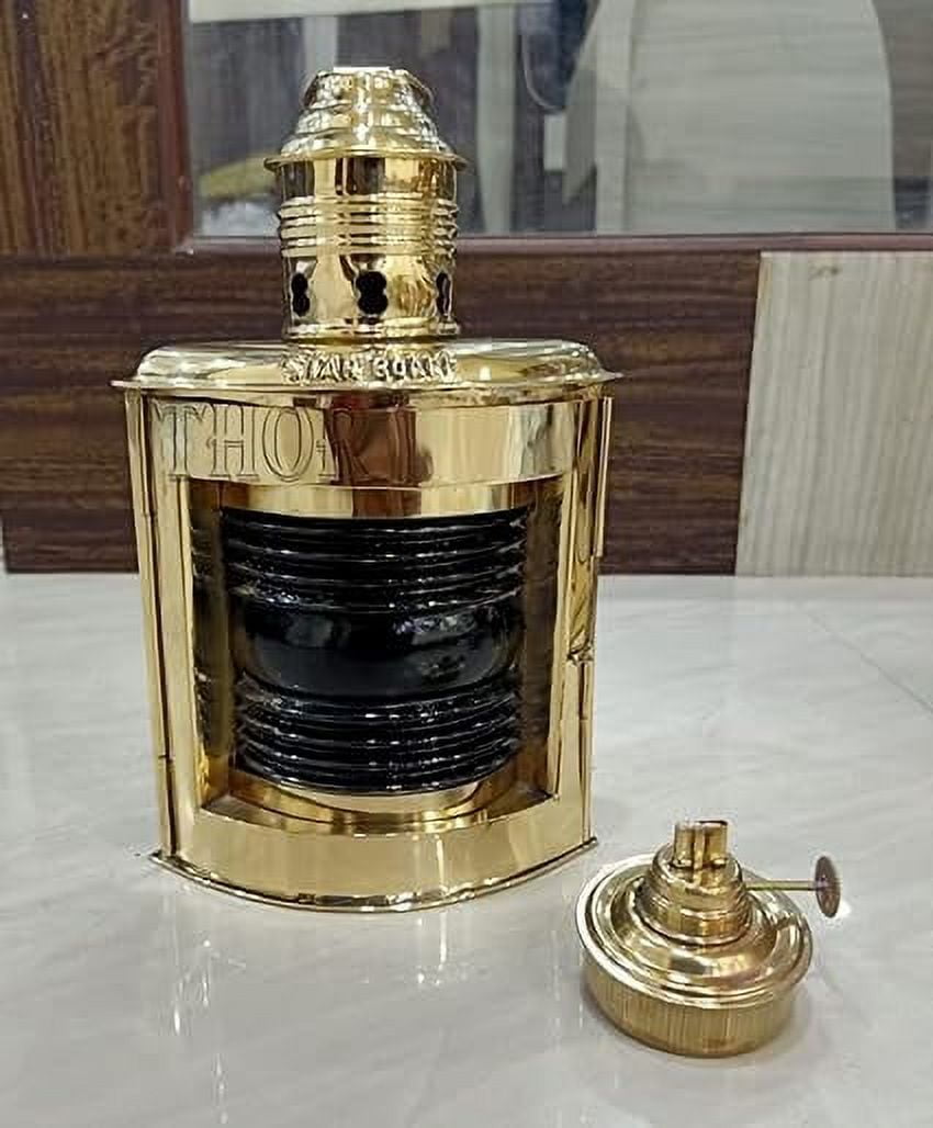 Nautical Brass Maritime Starboard Green Ship Hanging Lantern / Home Lighting /Lantern Boat Lamp Lighting /Nursery Oil lamp Rustic Vintage Home Decor Gifts