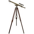 thumbnail image 1 of Nautical Brass Spyglass Marine Old Antique Telescope With Brown Tripod Stand, 1 of 4