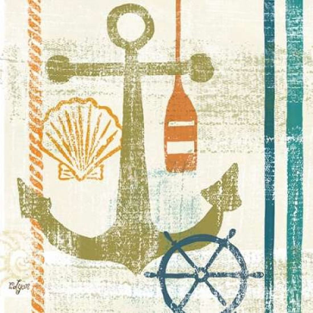 Nautical Brights I Canvas Art - Rebecca Lyon (24 x 24)