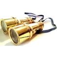 thumbnail image 1 of Nautical Captain's Solid Brass Binoculars 6 Inches, 1 of 1