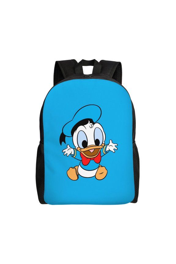 Nautical Cartoon Character Inspired Travel Bag, Classic Animated Duck Style Backpack