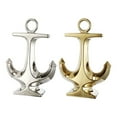 thumbnail image 1 of Nautical Ceramic Ship Anchor Decor, Set of 2, Gold and Silver, 1 of 4