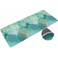 thumbnail image 1 of Nautical Coastal Doormat Ocean Coral Welcome Mat Entrance Floor Mat Starfish Beach Blue Teal Door Mar Indoor Outdoor Entrance Floor Mat Non Slip Rubber Mat 18 x 30 inch, 1 of 6