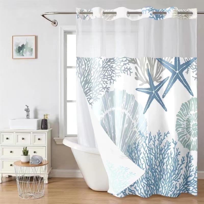 Beach Shells Shower Curtain NCU0NTD1428