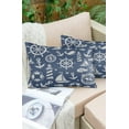 thumbnail image 1 of Nautical Compass Lignthouse Anchor Outdoor Pillow Covers Waterproof Throw Pillow Cover 20x12 Set of 2,Decorative Pillowcases Cushion Case for Patio Sofa Couch,Marine Fish Anchor on Navy Blue, 1 of 7