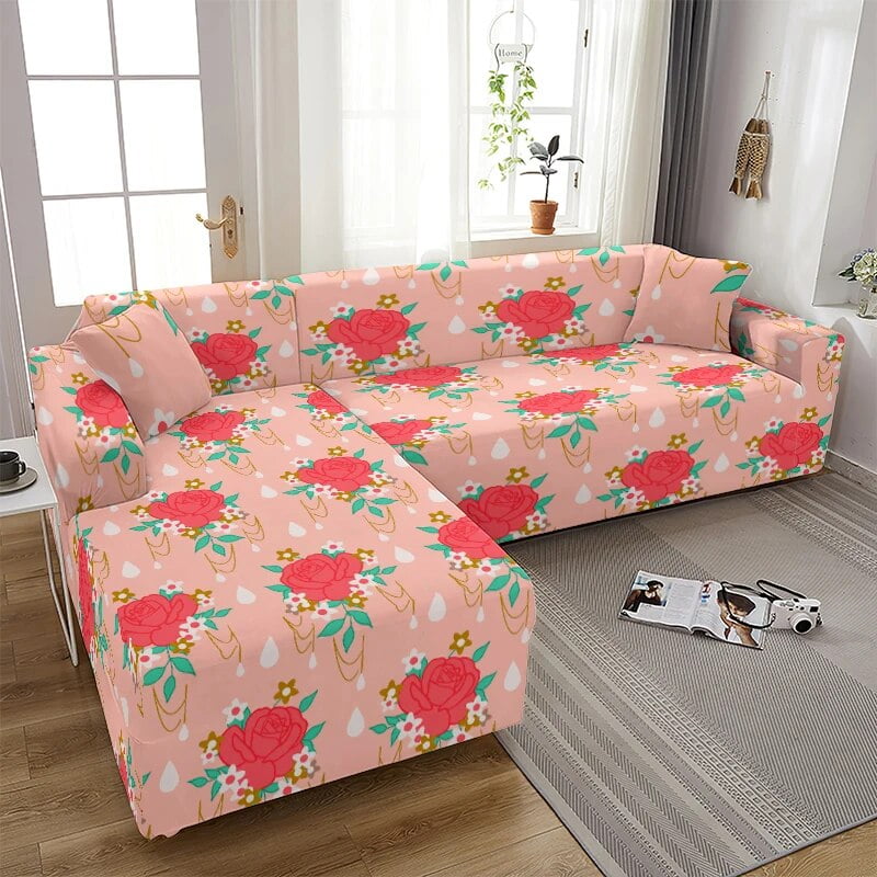 Nautical Compass Sofa Covers for Living Room Strawberry Flower Cover De