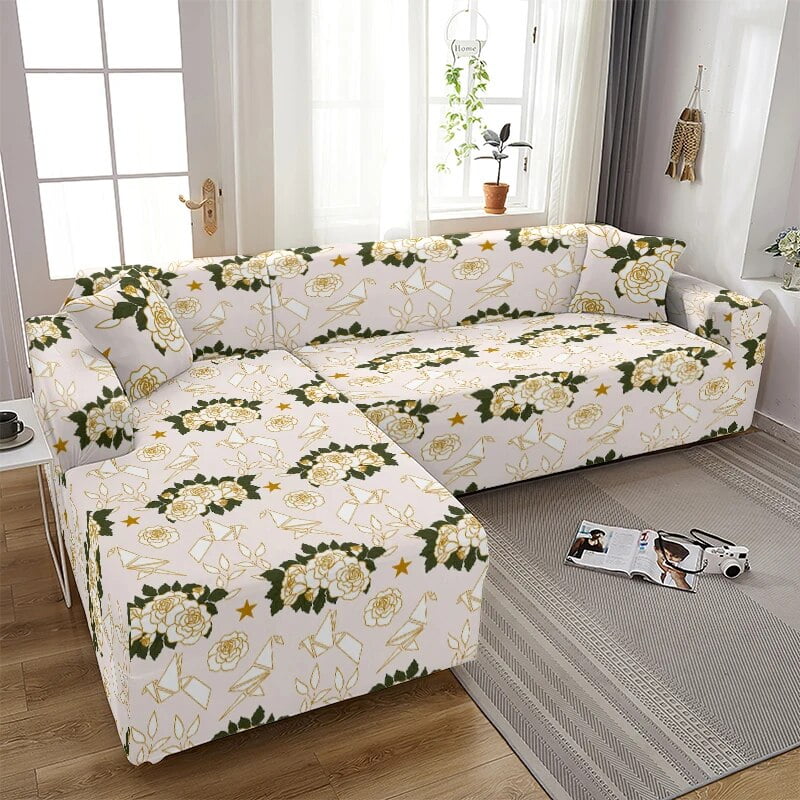 Nautical Compass Sofa Covers for Living Room Strawberry Flower Cover De