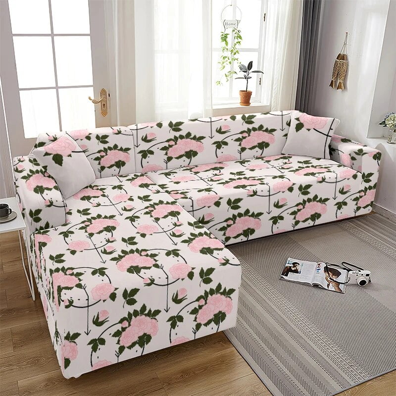 Nautical Compass Sofa Covers for Living Room Strawberry Flower Cover De