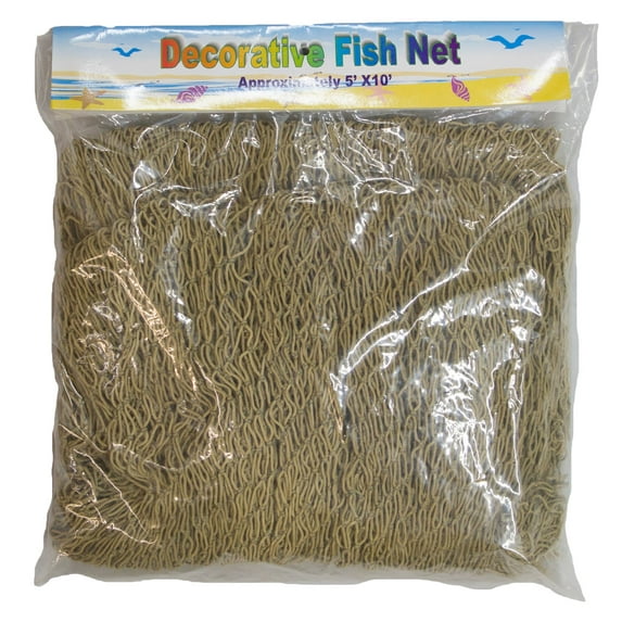 Nautical Decoration - 5 foot by 10 Foot Decorative Fish Net