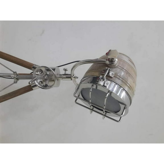 Nautical Designer Table Lamp Adjustable Stand Handmade Antique Desk Spotlight