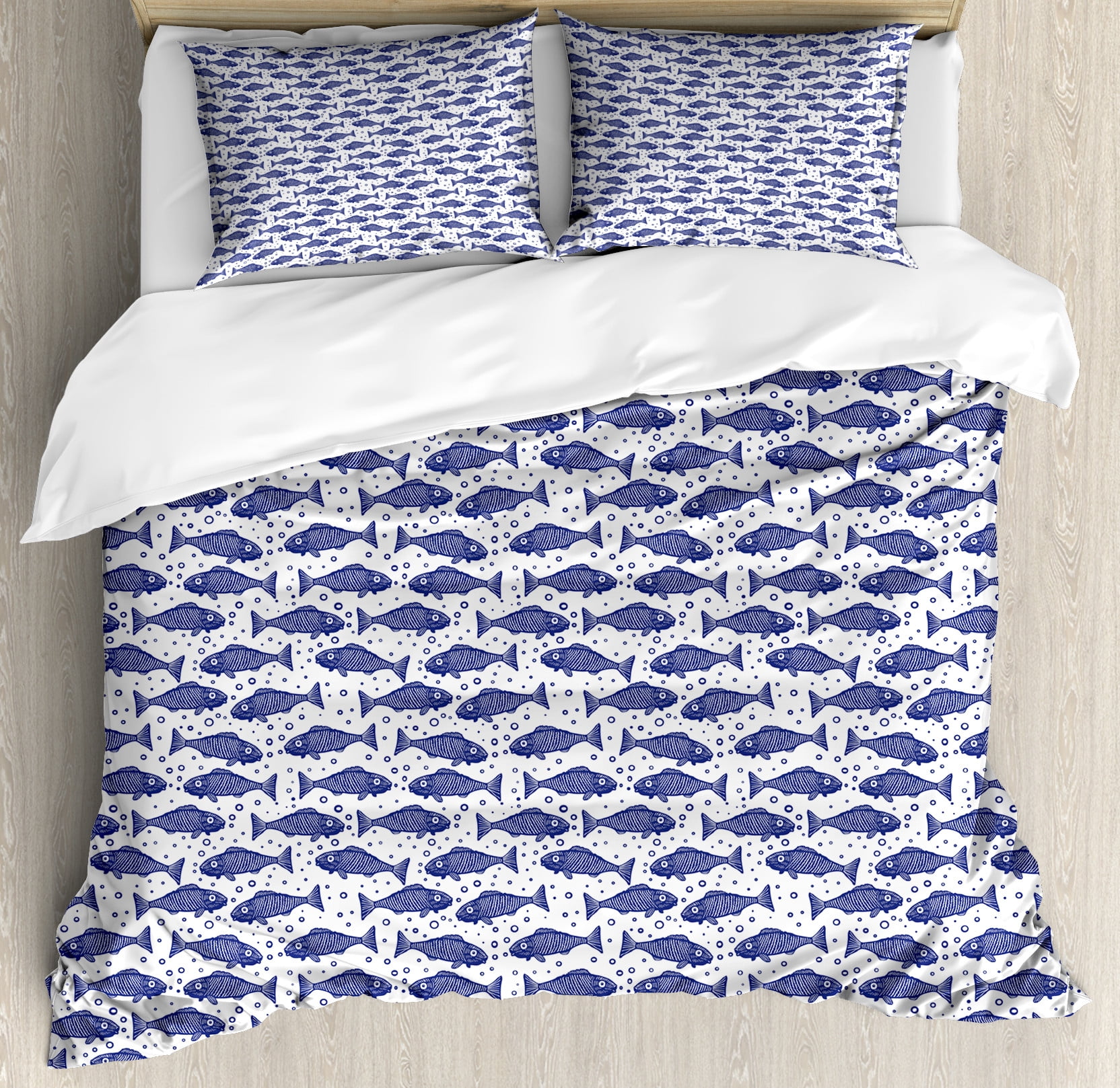 Lobster Print Pattern Duvet Cover Bedding Set