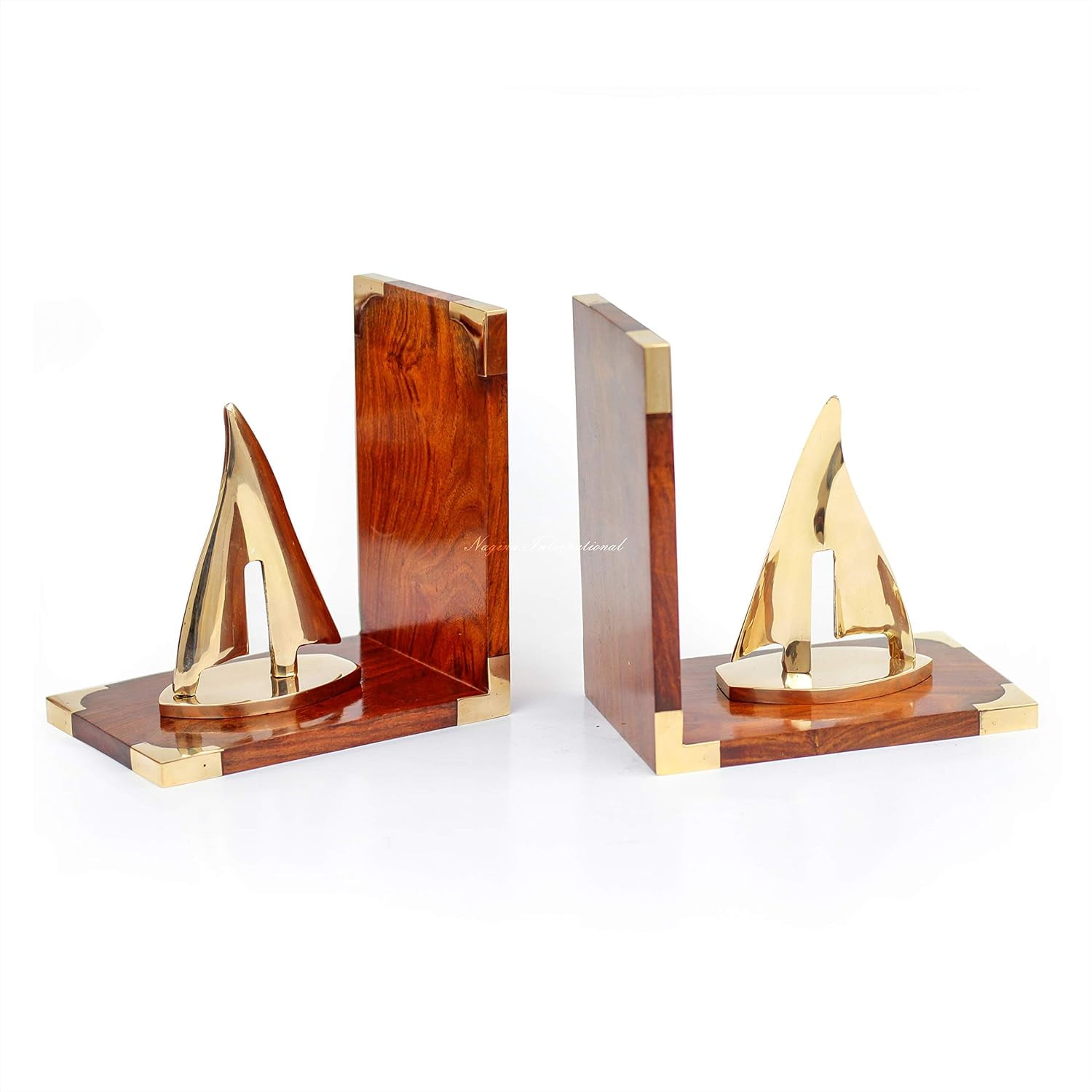 Nautical Feluca Boat Mast Bookend | Book Holders | Nautical Gifts ...