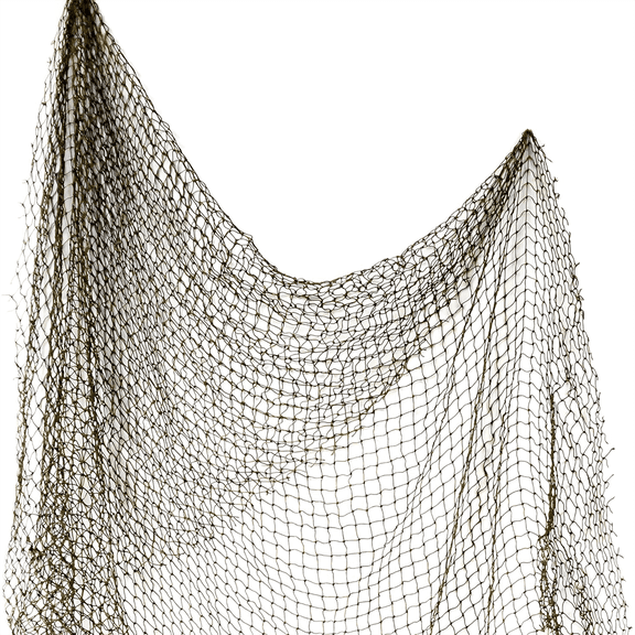 Nautical Fishing Net | Authentic Decorative Fish Net 5' x 10' | 1 Pack