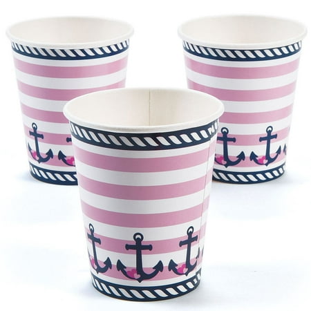 product image of Nautical Girl 9Oz Cups (8Pc) - Party Supplies - 8 Pieces