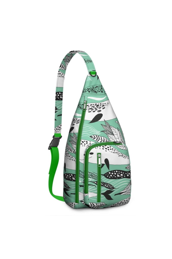 Nautical Great White Shark Backpack - Realistic Ocean Predator Pattern, Multi-Pocket Organization