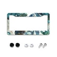 thumbnail image 1 of Nautical Green Sea Turtles License Plate Frames for Women Men Car Plate Holder Cover Metal Tag Aluminum Car Accessories Front Rear Plate Decor, 1 of 6