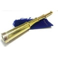thumbnail image 1 of Nautical Handheld Pirate Full Brass Telescope 14 inches Long, 1 of 3