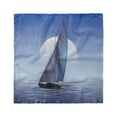 thumbnail image 1 of Nautical Head Scarf, Sail Boat Wavy Serene, Head Wrap, 3 Sizes, by Ambesonne, 1 of 2