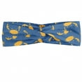 thumbnail image 1 of Nautical Headband, Repetitive Graphic and Ocean Crabs Underwater Sea Animals Pattern, Elastic and Soft Women's Bandana for Sports and Everyday Use, Grey Red Coconut, by Ambesonne, 1 of 3