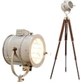 thumbnail image 1 of Nautical Hollywood Marine Vintage Spotlight Floor Lamp Home Decor, 1 of 2