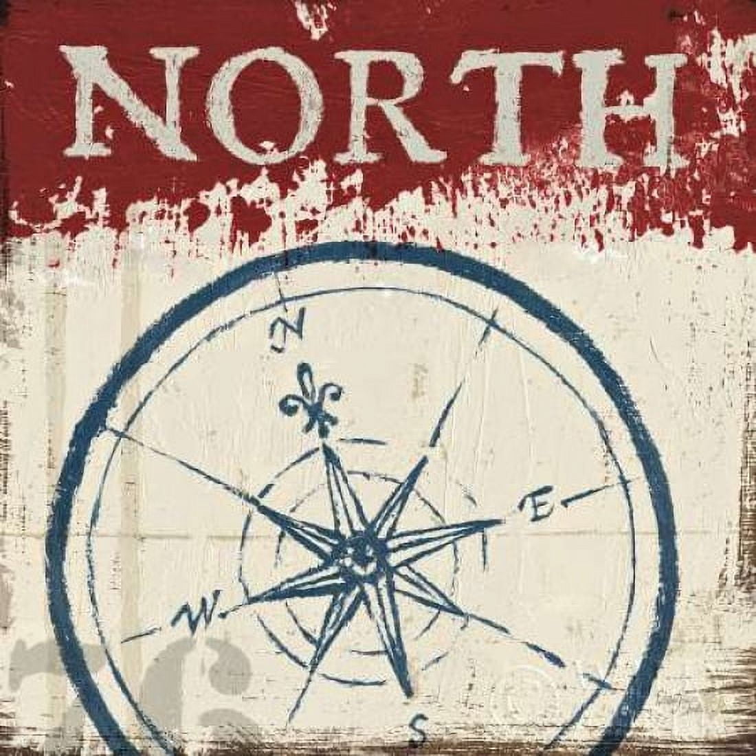 Nautical I Red Canvas Art - Wellington Studio (24 x 24)