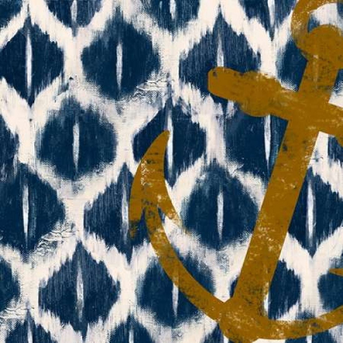 Nautical Ikat I Canvas Art - Patricia Pinto (24 x 24)