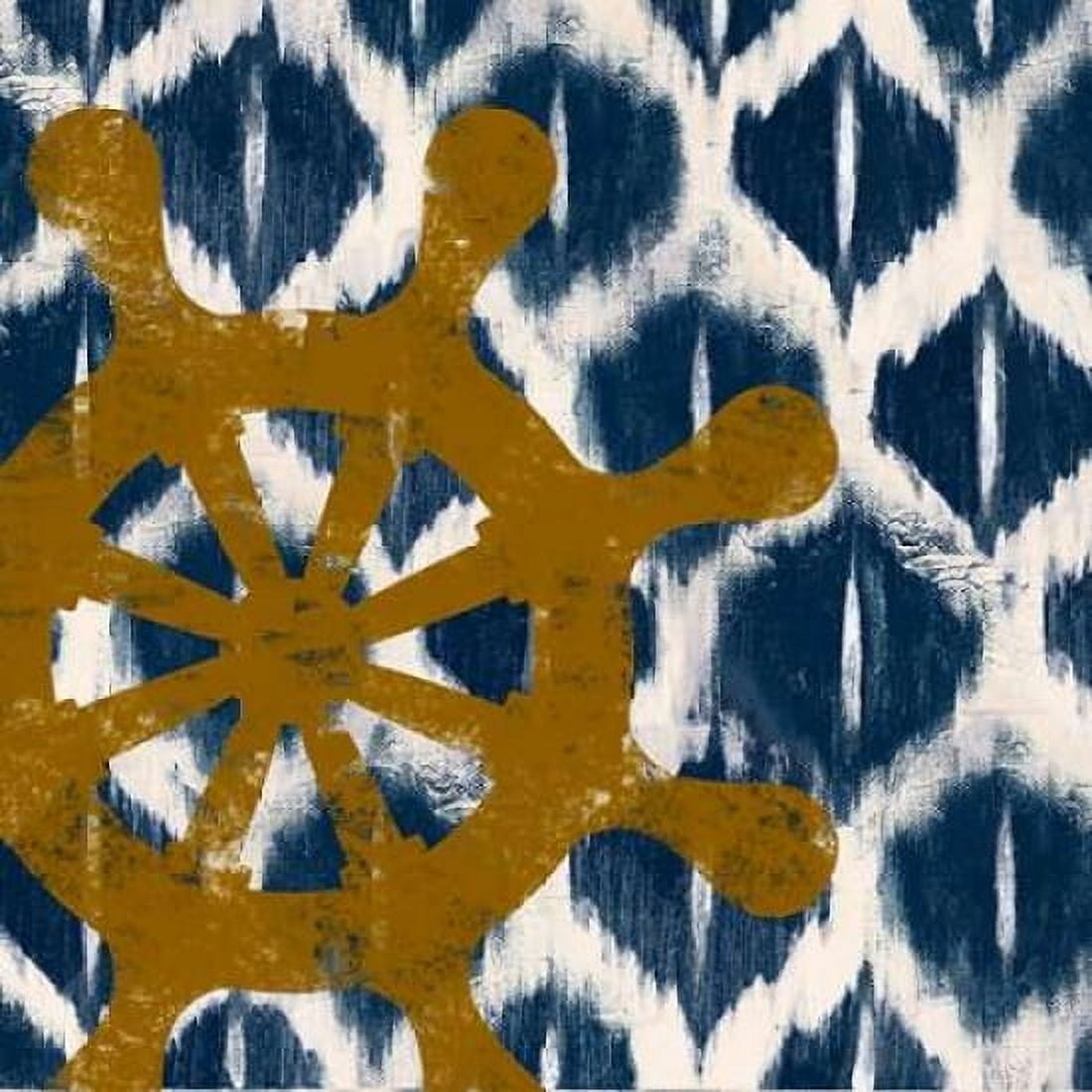 Nautical Ikat II Canvas Art - Patricia Pinto (24 x 24)