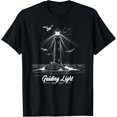 thumbnail image 1 of Nautical Lighthouse Guiding Light T-Shirt T-Shirt men and women can wear, black, white, gifts., 1 of 4