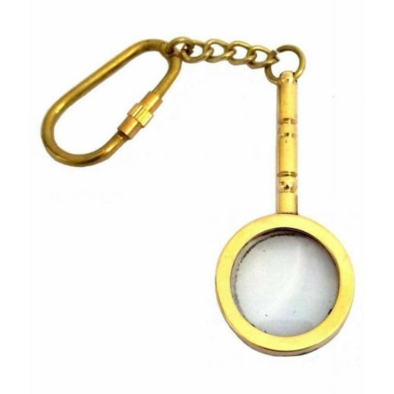 Nautical Magnifier Type Key Ring Keychain Key Fob