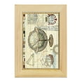 thumbnail image 1 of Nautical Map II -Framed Print w/glass-Natural Wood, 1 of 8