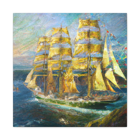 "Nautical Mapping Reimagined" - Canvas