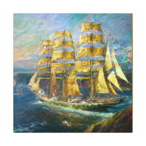 "Nautical Mapping Reimagined" - Canvas