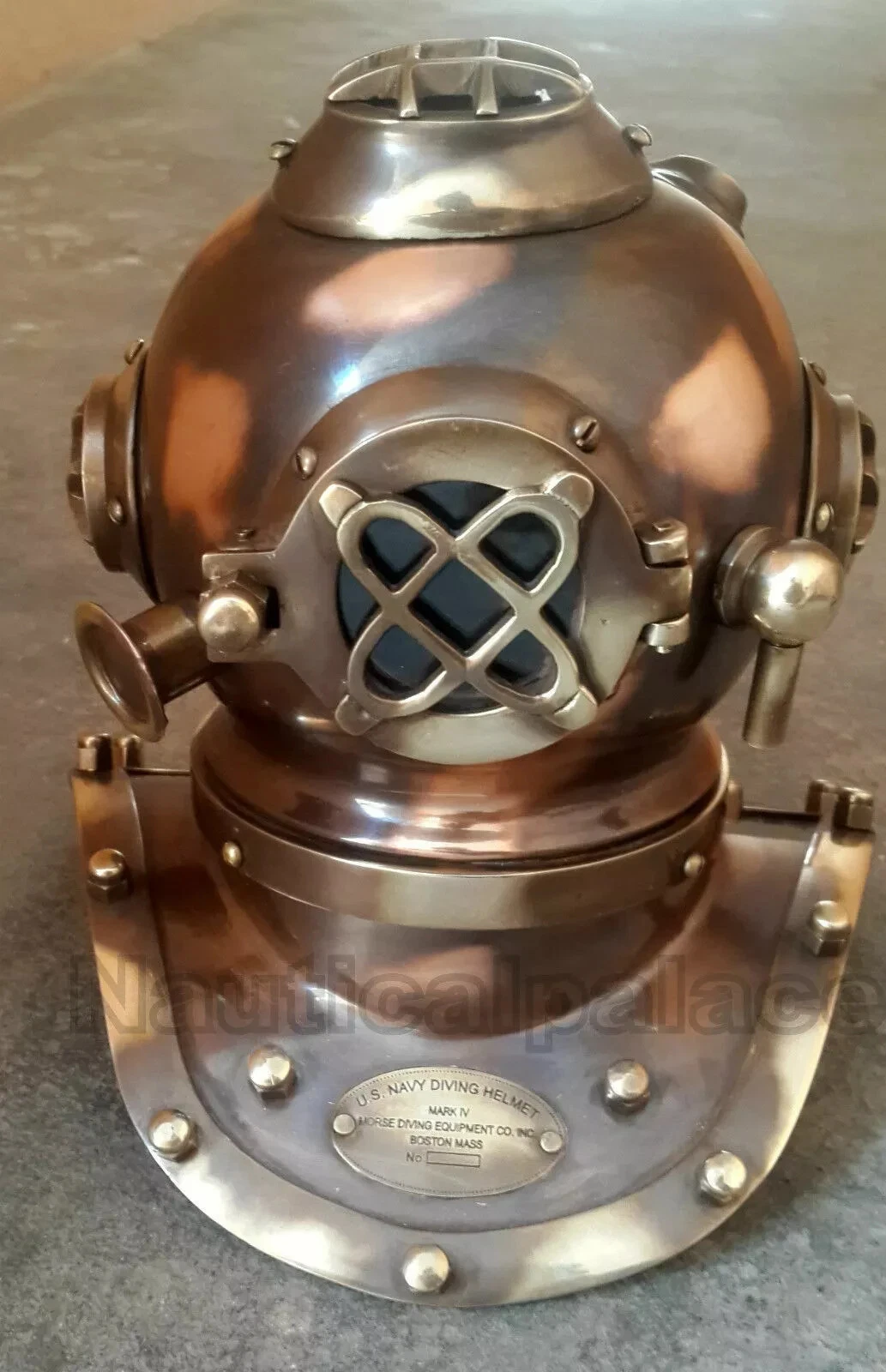 Nautical Marine Diving helmet Scuba US Navy V Mark Mini Divers Helmet ...