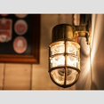 thumbnail image 1 of Nautical Marine Indoor or Outdoor lights â€“ Reclaimed Vintage Brass Light ready for Use Set of 2, 1 of 5