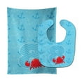thumbnail image 1 of Nautical Month 8 Baby Bib and Burp Cloth, 1 of 1