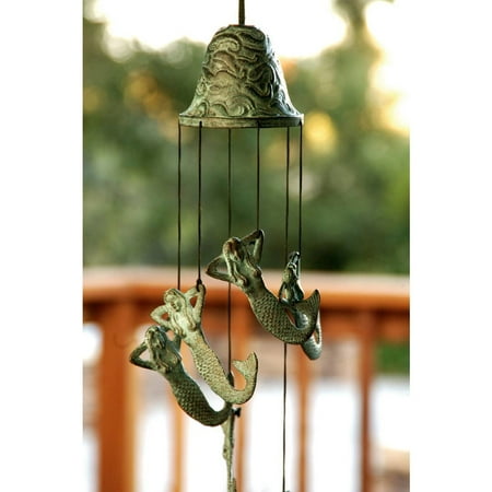 Nautical Ocean Mermaid Wind Chime Garden Decor