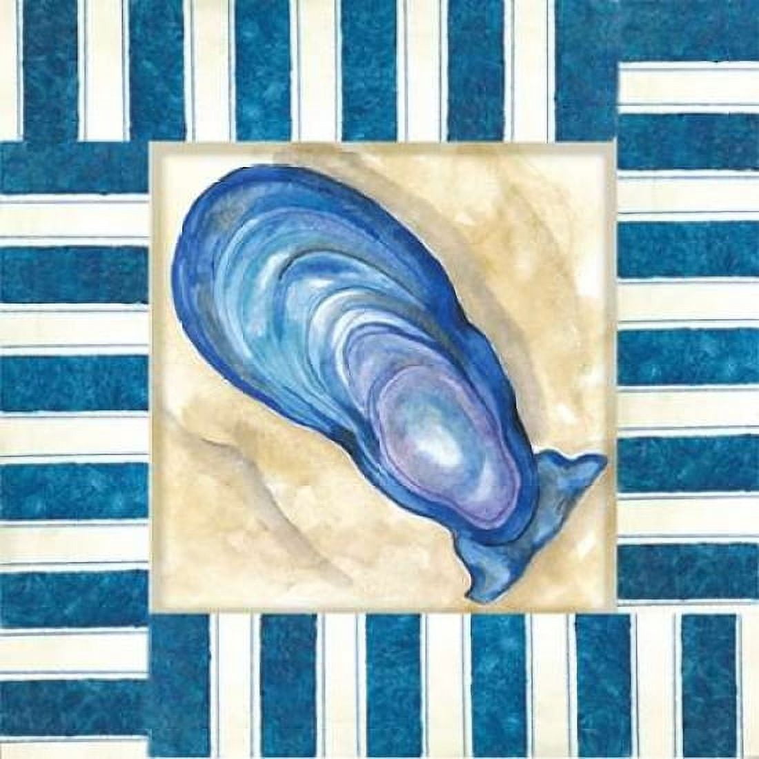 Nautical Oyster Canvas Art - Margaret Ferry (24 x 24)