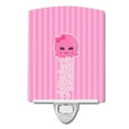 thumbnail image 1 of Nautical Pink Jellyfish Ceramic Night Light, 1 of 1
