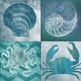thumbnail image 1 of Nautical Quad I Poster Print by Conrad Knutsen (12 x 12), 1 of 2